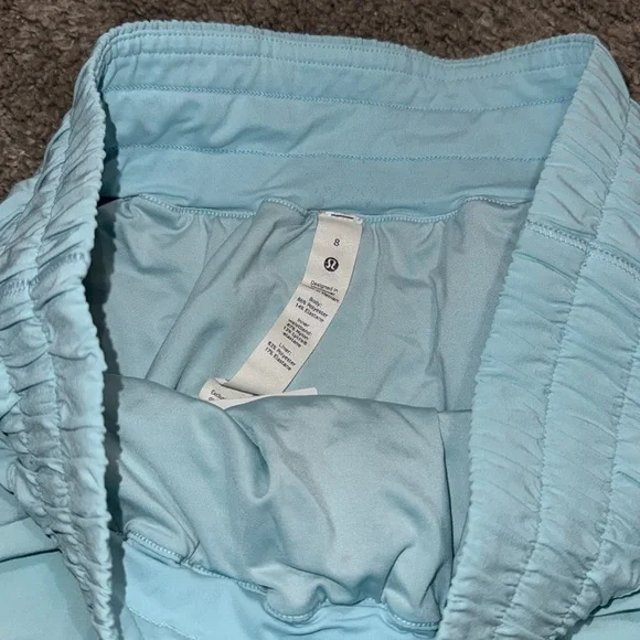Lululemon Athletica Sky Blue Athletic Shorts - Picture 2 of 4